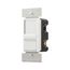 Fan Speed Controller, No Neutral Required, #14 -12 Awg 120 Vac, Maintained, White, Fan, 1-Pole, SFS5P-W