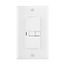 Blankface Gfci, Audible Alarm, Self-Test, #14 -10 Awg 20A 125V, Gfci, Gray 2-Pole 3-Wire, SGFDA20GY