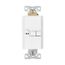 Blankface Gfci, Audible Alarm, Self-Test, #14 -10 Awg 20A 125V, Gfci, Blankface, 2-Pole 3-Wire, SGFDA20W