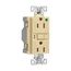 Hospital Grade Gfci Receptacle, Self-Test, #14 -10 Awg 15A 125V, Gfci, Ivory, 2-Pole 3-Wire, SGFH15FV