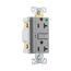Hospital Grade Gfci Receptacle, Nafta Compliant, Self-Test, #14 -10 Awg 20A 125V, Gfci, Gray, SGFH20FGY