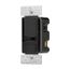 Slide Dimmer 300W Led-600W Halogen, #14 -12 Awg, 120V, Black, 68 Hz, Mark 10 Fluorescent, 1-Pole, SUL06P-BK-KB-L
