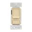 Slide Dimmer 300W Led-600W Halogen, #14 -12 Awg, 277V, Ivory, 71 Hz, Mark 10 Fluorescent, 1-Pole, SUL06P-V-KB-L