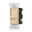 Slide Dimmer 300W Led-600W Halogen, #14 -12 Awg, 277V, Ivory, 71 Hz, Mark 10 Fluorescent, 1-Pole, SUL06P-V-KB-L