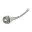 Strain Relief Dust Tight Grip, Insulated, 0.94-1.25" Cord Diameter, 1-1/4" Fitting, Npt, TCI497