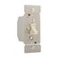 Toggle Fan Speed Controller, Power Failure Mode, Fully Variable, Non-Preset, 5A, 120V, Almond, TFS5-A
