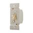 Toggle Fan Speed Controller, Power Failure Mode, Fully Variable, Non-Preset, 5A, 120V, Ivory, TFS5-V