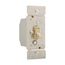 Toggle Fan Speed Controller, Power Failure Mode, Fully Variable, Non-Preset, 5A, 120V, Ivory, TFS5-V