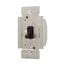 Toggle Dimmer, Power Failure Mode, Non-Preset, 120V, Brown, Indoor 1-Pole, 3-Way, 1-Phase, 1000W, TI3101-B
