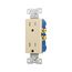 Residential Duplex Receptacle, #14-10 Awg 15A 125V, Ivory Auto-Grounding, TR1107-9V