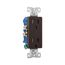 Residential Duplex Receptacle, #14-10 Awg 15A 125V, Side & Push, Brown, TR1107B-BOX