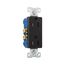 Residential Duplex Receptacle, #14-10 Awg 15A 125V, Side & Push, Black, TR1107BKBXSP
