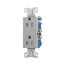 Residential Duplex Receptacle, #14-10 Awg 15A 125V, Side & Push, Gray, TR1107GY-BOX