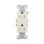 Residential Duplex Receptacle, #14-10 Awg 15A 125V, Light Almond Tamper-Resistant, TR1107LA