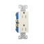 Residential Duplex Receptacle, #14-10 Awg 15A 125V, Light Almond Tamper-Resistant, TR1107LA