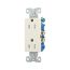 Residential Duplex Receptacle, #14-10 Awg 15A 125V, Light Almond Tamper-Resistant, TR1107LA