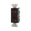 Residential Duplex Receptacle, #14-10 Awg 20A 125V, Side Wire, Brown, Impact-Resistant, Pvc Body, TR1307B-BOX