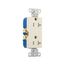 Residential Duplex Receptacle, #14-10 Awg 20A 125V, Side Wire, Light Almond, TR1307LA-BOX