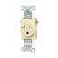 Commercial Single Receptacle, #14-10 Awg 20A 125V, Side, Almond, Pvc Body, 5-20R, 2-Pole 3-Wire, TR1877A-BXSP