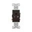 Commercial Single Receptacle, #14-10 Awg 20A 125V, SideWire, Brown, Impact-Resistant, TR1877B-BXSP
