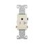 Commercial Single Receptacle, #14-10 Awg 20A 125V, SideWire, Light Almond, Impact-Resistant, TR1877LABXSP