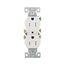 Residential Duplex Receptacle, #14-10 Awg 15A 125V, SideAnd Push, Impact-Resistant, Pvc Body, TR270-9W