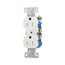 Residential Duplex Receptacle, #14-10 Awg 15A 125V, SideAnd Push, Impact-Resistant, Pvc Body, TR270-9W