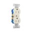 Residential Duplex Receptacle, #14-10 Awg 15A 125V, SideAnd Push, Light Almond, TR270LA-BOX