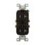Residential Duplex Receptacle, #14-10 Awg 20A 125V, SideWire, Black, Impact-Resistant, Pvc Body, TR370BK-BOX