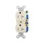 Residential Duplex Receptacle, #14-10 Awg 20A 125V, Side Wire, Light Almond, TR370LA-BOX