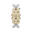 Residential Duplex Receptacle, #14-10 Awg 20A 125V, SideWire, Ivory, Impact-Resistant, Pvc Body, TR370V-BOX