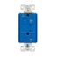 Tvss Receptacle, Led Indicat, #14-#10 Awg 20A, Bk & Sd Wire, 840J, 2 Recept, Blue, TR5360BLS