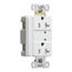 Tvss Receptacle, Led Indicat, #14-#10 Awg 20A, Bk & Sd Wire, 840J, White Straight Blade, TR5360WS