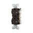 Arrow Hart Heavy-Duty Industrial Duplex Receptacle, #14-10 Awg 20A 125V, Brown, TR5362B
