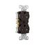 Arrow Hart Heavy-Duty Industrial Duplex Receptacle, #14-10 Awg 20A 125V, Brown, TR5362B