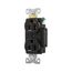 Arrow Hart Heavy-Duty Industrial Duplex Receptacle, #14-10 Awg 20A 125V, Black, TR5362BK