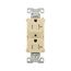 Arrow Hart Heavy-Duty Industrial Duplex Receptacle, #14-10 Awg 20A 125V, Ivory, TR5362V