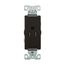 Heavy-Duty Industrial Single Receptacle, #14-10 Awg 15A 125V, Black, TR6250BK-BOX