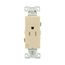 Heavy-Duty Industrial Single Receptacle, #14-10 Awg 15A 125V, Ivory, TR6250V-BOX
