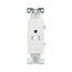 Heavy-Duty Industrial Single Receptacle, #14-10 Awg 15A 125V, Impact-Resistant & Back Body, Pvc, TR6250W-BOX