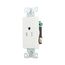 Heavy-Duty Industrial Single Receptacle, #14-10 Awg 15A 125V, Impact-Resistant & Back Body, Pvc, TR6250W-BOX