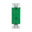 Heavy-Duty Industrial Duplex Receptacle, #14-10 Awg 15A 125V, Green, TR6252CDGN