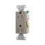 Heavy-Duty Industrial Duplex Receptacle, #14-10 Awg 15A 125V, Gray, Impact-Resistant & Back Body, TR6252GY-BOX