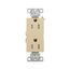 Heavy-Duty Industrial Duplex Receptacle, #14-10 Awg 15A 125V, Ivory, TR6252V-BOX