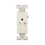 Heavy-Duty Industrial Single Receptacle, #14-10 Awg 20A 125V, Light Almond, TR6350LA-BOX