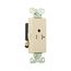 Heavy-Duty Industrial Single Receptacle, #14-10 Awg 20A 125V, Ivory, TR6350V-BOX
