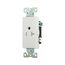 Heavy-Duty Industrial Single Receptacle, #14-10 Awg 20A 125V, Impact-Resistant & Back Body, Pvc, TR6350W-BOX