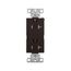 Heavy-Duty Industrial Duplex Receptacle, #14-10 Awg 20A 125V, Brown, TR6352B-BOX