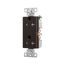 Heavy-Duty Industrial Duplex Receptacle, #14-10 Awg 20A 125V, Brown, TR6352B-BOX