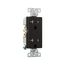 Heavy-Duty Industrial Duplex Receptacle, #14-10 Awg 20A 125V, Black, TR6352BK-BOX
